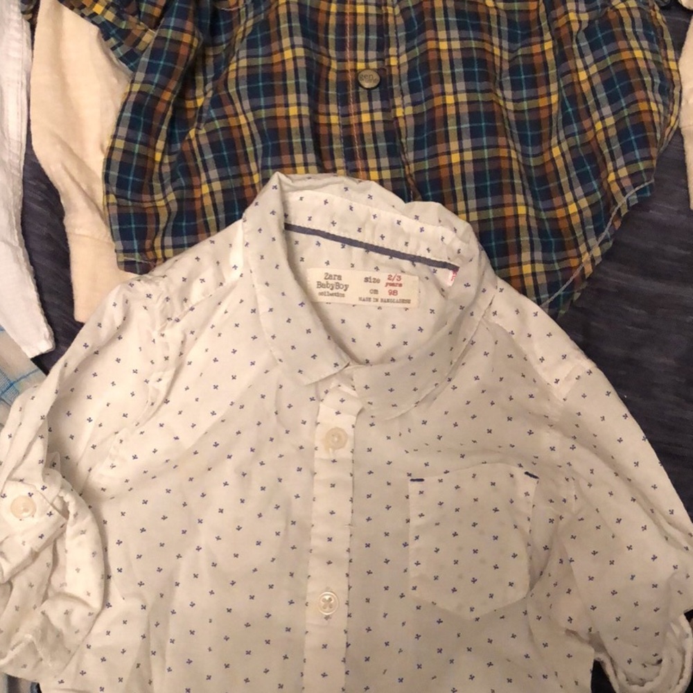 Zara/ and one target button up.